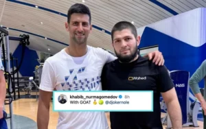 Novak and Khabib Instagram
